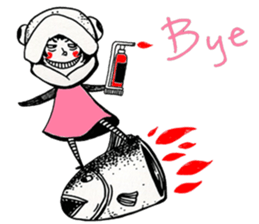 LU LU & Salmon sticker #15857500