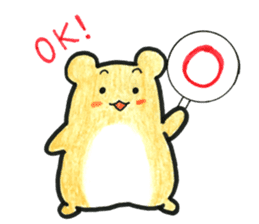 hamster q-chan usable sticker sticker #15857698