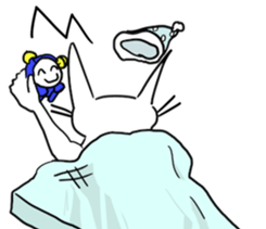 Late rabbits sticker #15857957