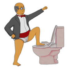 PANTS OJISAN sticker #15858055