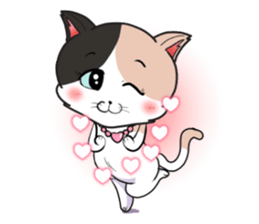 mikeneko nokopin sticker #15858257