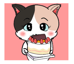 mikeneko nokopin sticker #15858265