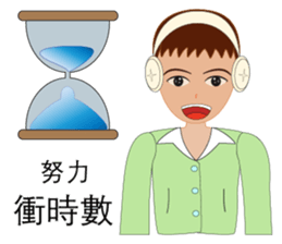 Telephone marketing practical map sticker #15858293