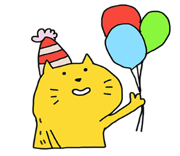 Cat and Aliens sticker #15858607