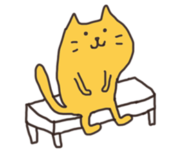 Cat and Aliens sticker #15858611