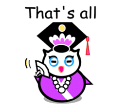GUGU the owl princess sticker #15858680