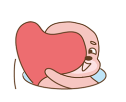 Sweet Heart DukDik sticker #15858773