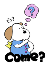 Small italian dog sticker #15858808