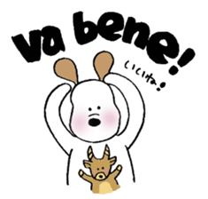 Small italian dog sticker #15858809