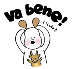 Small italian dog sticker #15858809