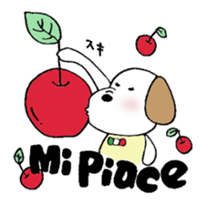 Small italian dog sticker #15858816
