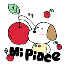 Small italian dog sticker #15858816