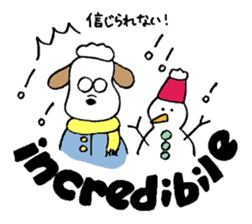 Small italian dog sticker #15858821