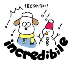 Small italian dog sticker #15858821