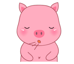 Son Pink Pig sticker(eng) sticker #15858963
