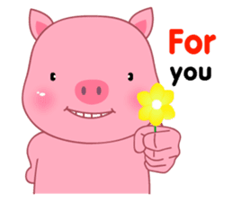 Son Pink Pig sticker(eng) sticker #15858964