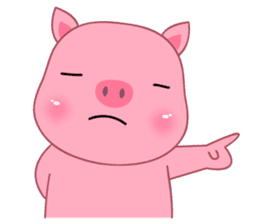 Son Pink Pig sticker(eng) sticker #15858968