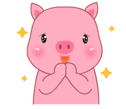 Son Pink Pig sticker(eng) sticker #15858969