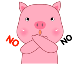 Son Pink Pig sticker(eng) sticker #15858971
