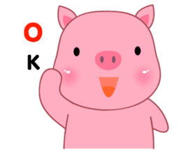 Son Pink Pig sticker(eng) sticker #15858972