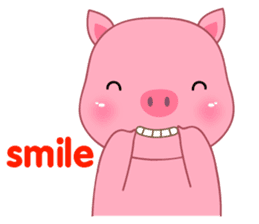 Son Pink Pig sticker(eng) sticker #15858976