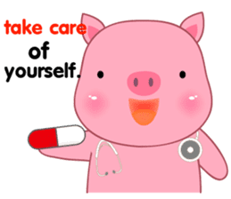 Son Pink Pig sticker(eng) sticker #15858978