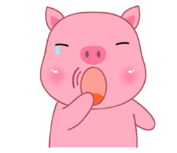 Son Pink Pig sticker(eng) sticker #15858980