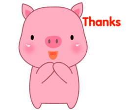 Son Pink Pig sticker(eng) sticker #15858982