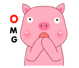 Son Pink Pig sticker(eng) sticker #15858987