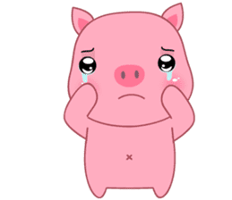 Son Pink Pig sticker(eng) sticker #15858989