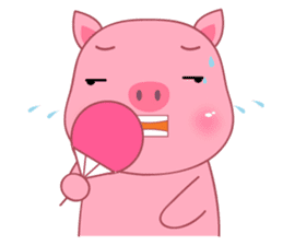 Son Pink Pig sticker(eng) sticker #15858990