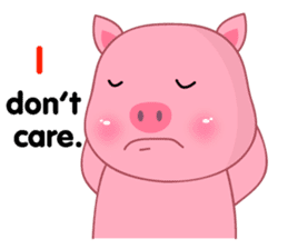 Son Pink Pig sticker(eng) sticker #15858991