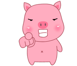 Son Pink Pig sticker(eng) sticker #15858995