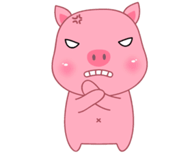 Son Pink Pig sticker(eng) sticker #15858996
