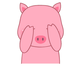 Son Pink Pig sticker(eng) sticker #15858997