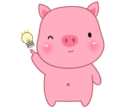 Son Pink Pig sticker(eng) sticker #15858998