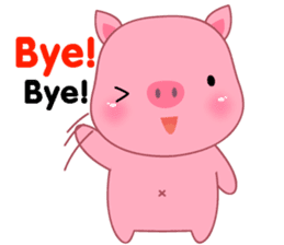 Son Pink Pig sticker(eng) sticker #15859001