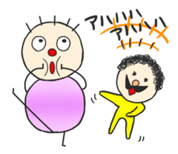 Round shape sticker #15859079