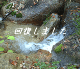 Landscape and heart sticker #15859318