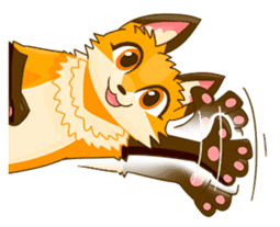 Fox on the left side! sticker #15859330