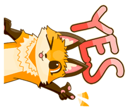 Fox on the left side! sticker #15859332