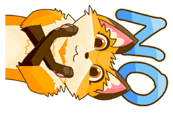 Fox on the left side! sticker #15859333