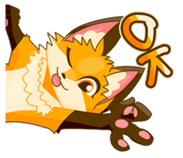 Fox on the left side! sticker #15859334