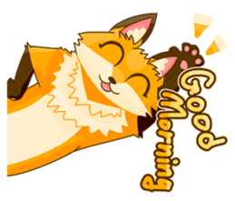 Fox on the left side! sticker #15859342