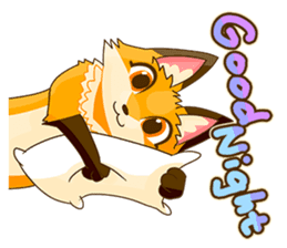 Fox on the left side! sticker #15859343