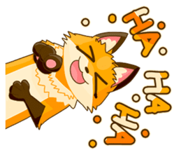 Fox on the left side! sticker #15859344