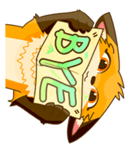 Fox on the left side! sticker #15859345