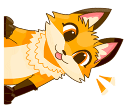 Fox on the left side! sticker #15859347