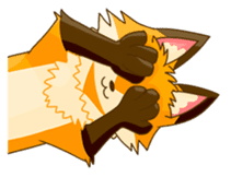 Fox on the left side! sticker #15859348