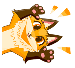 Fox on the left side! sticker #15859349